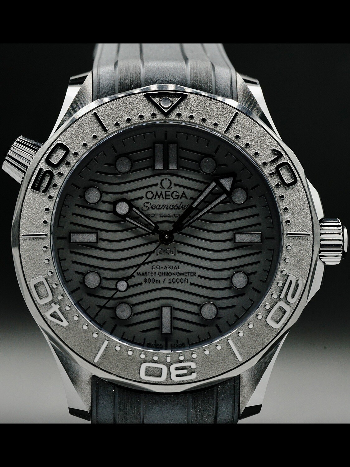 Omega Seamaster Diver 300 Black Ceramic Black Dial