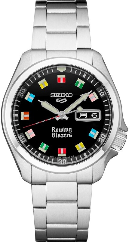 Seiko 5 Sports x Rowing Blazers Black Dial SRPJ63