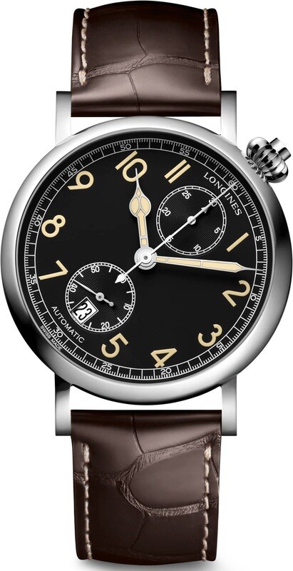 Longines Heritage Classic Chronograph Black Auto  L2.812.4.53.2