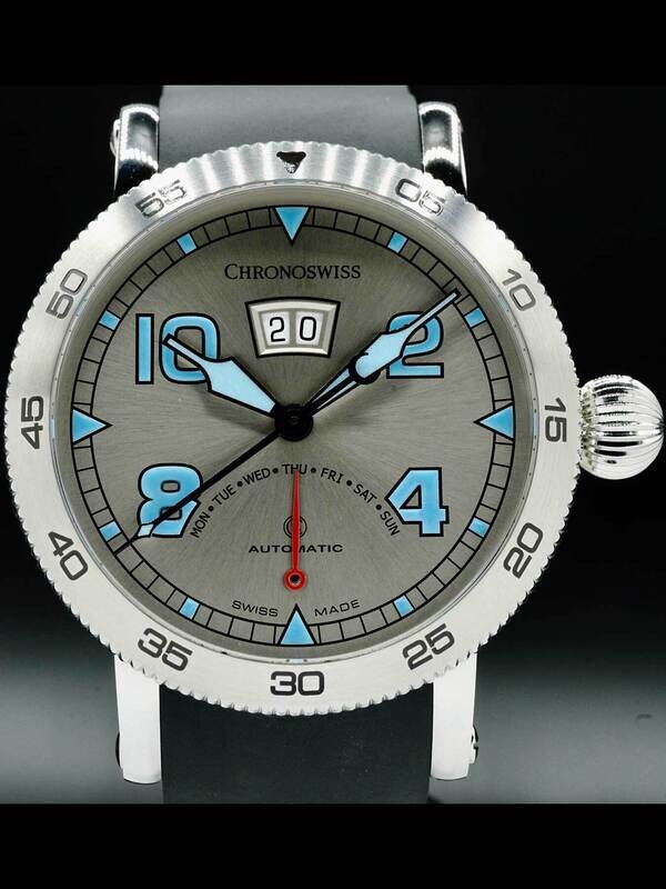 Chronoswiss Timemaster Retrograde Day Stainless Steel Automatic CH-8143-WH