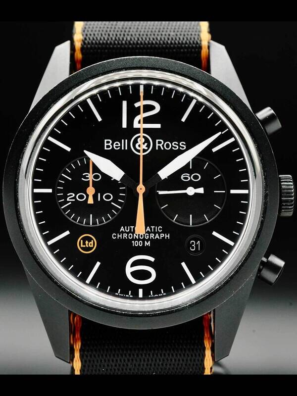 Bell & Ross BR 126 Carbon Orange BRV126-O-CA