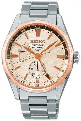 Seiko Presage Ocean Traveler Mechanical Titanium GMT SARF012