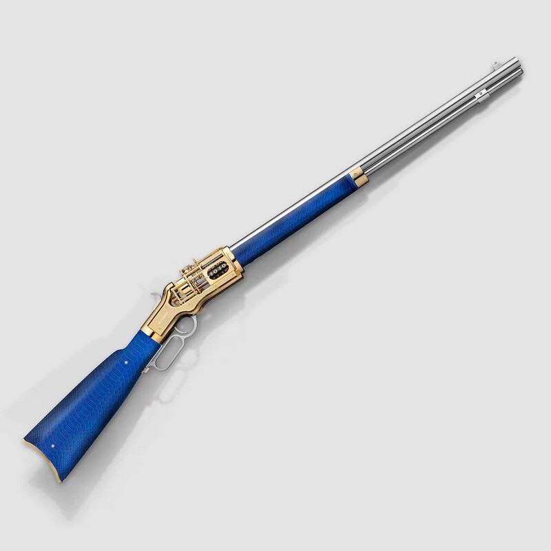 Winchester Reimagined Bi-Color Blue Snake Tashi Clock