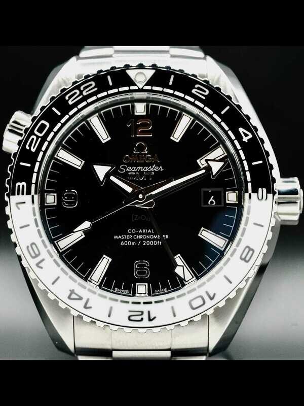 Omega Planet Ocean 600M Co-Axial Master Chronometer GMT 43.5mm on Bracelet 215.30.44.22.01.001