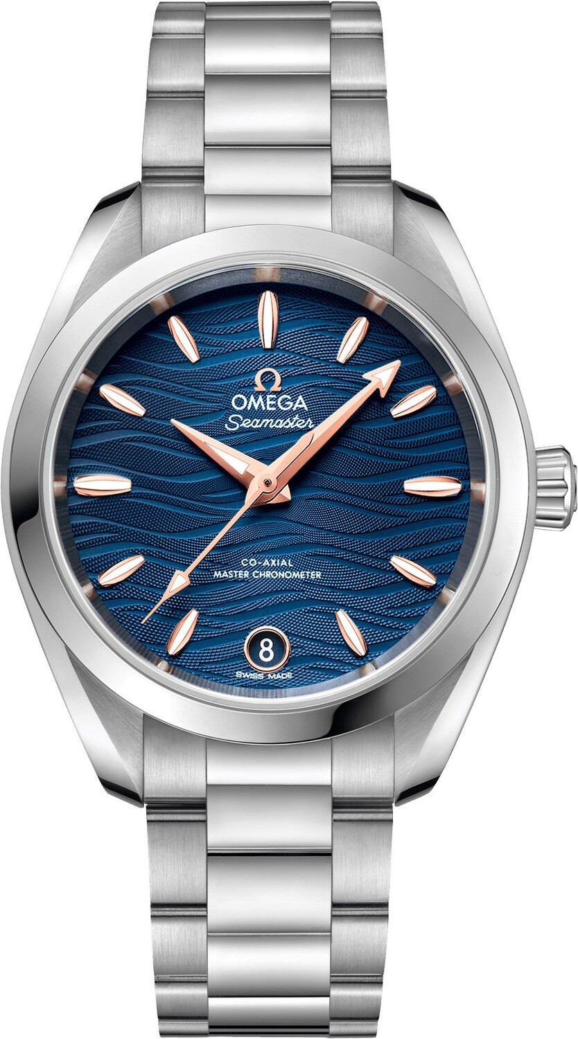 omega aqua terra 36mm blue