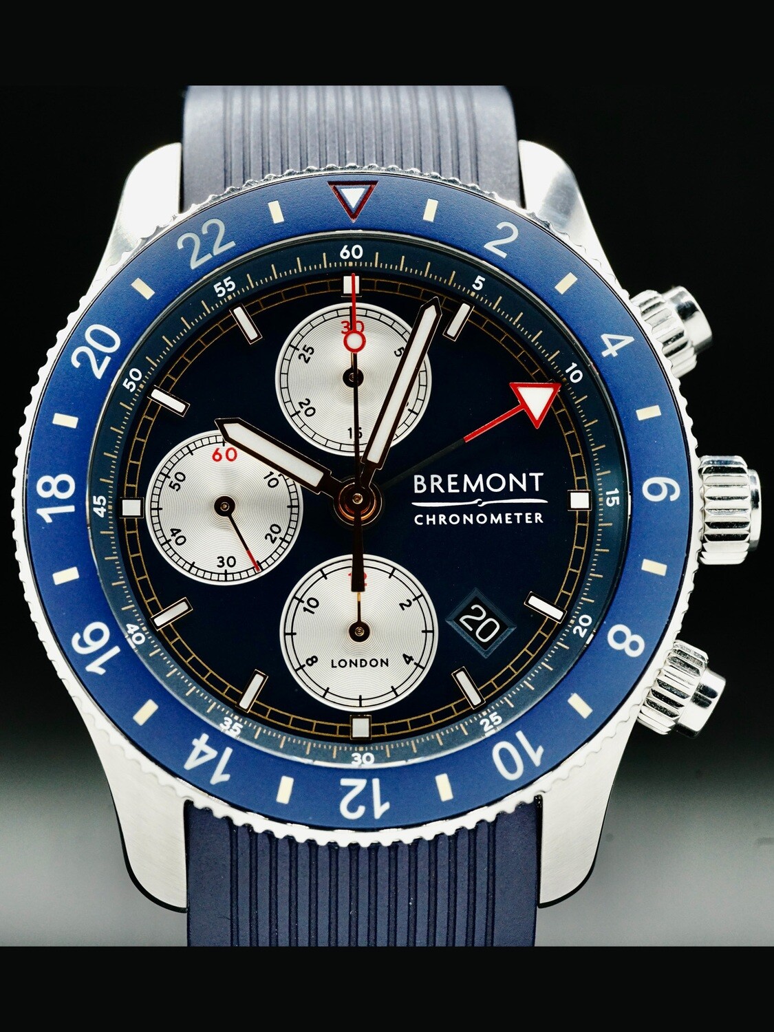 Bremont Supermarine Chronograph Smarinechrono BLRS Exquisite Timepieces