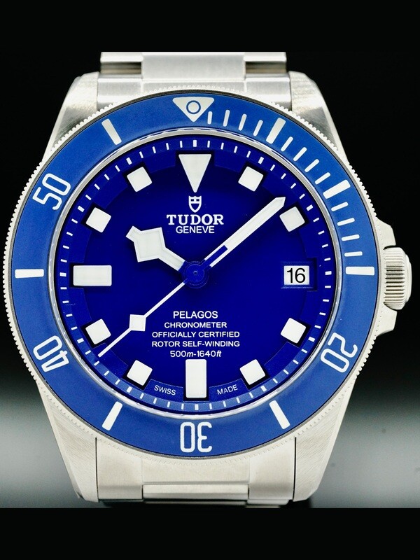 Tudor 25600TB Pelagos Blue Dial on Bracelet