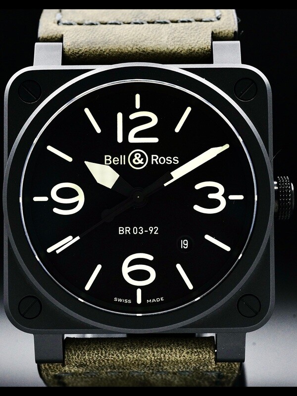 Bell & Ross BR0392-BL3-CE/SCA Nightlum