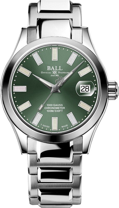 Ball NL9616C-S1C-GRR Engineer III Marvelight Chronometer 36mm Green Dial Rainbow Tubes