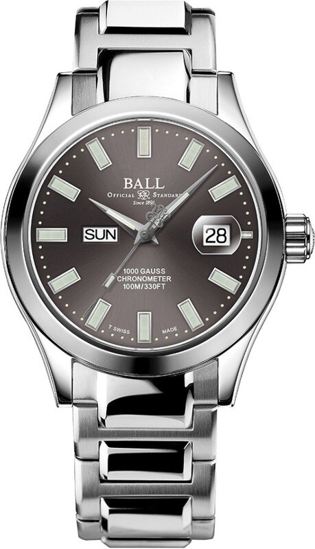 Ball NM9036C-S1C-GY Engineer III Marvelight Chronometer Day-Date Grey Dial