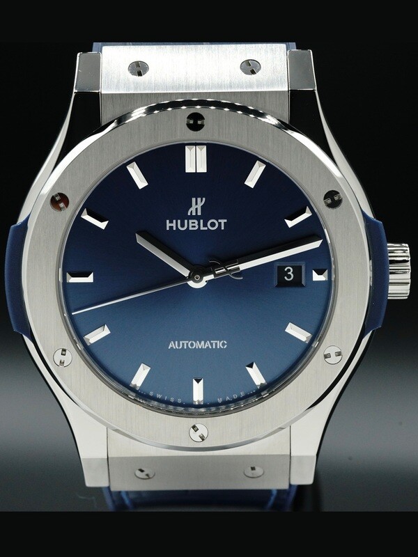 Hublot Classic Fusion Titanium Blue 42mm 542.NX.7170.LR