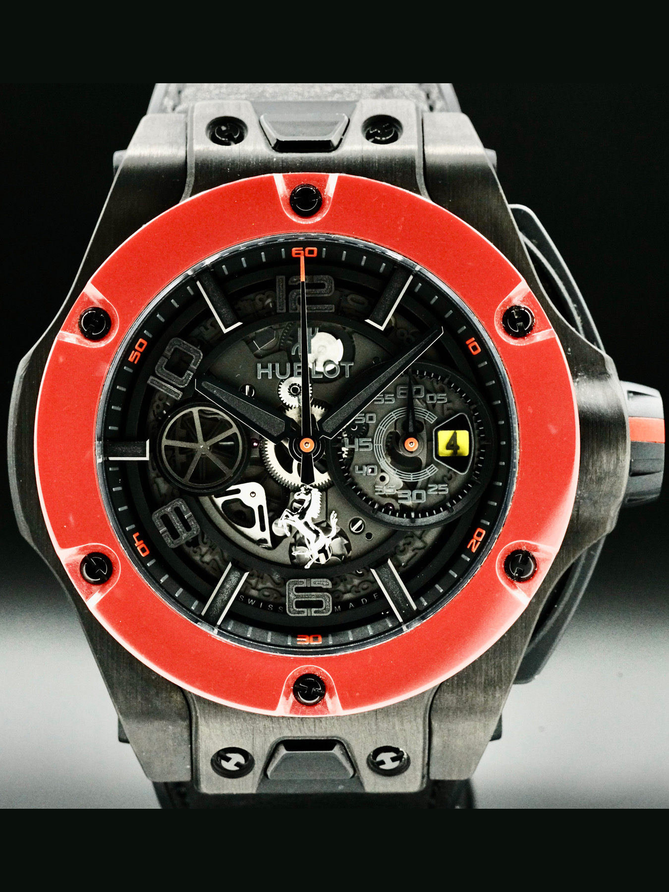 Hublot Big Bang Ferrari Unico Red Ceramic - Exquisite Timepieces