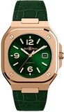 Bell & Ross BR05A-GN-PG/SCR Green Gold on Strap