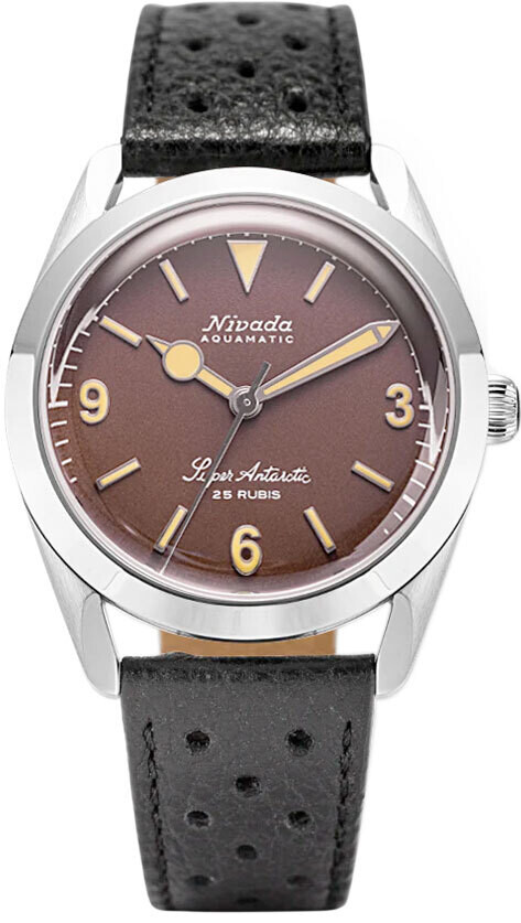 Nivada Grenchen Super Antarctic 3.6.9 Brown No Vintage Effect