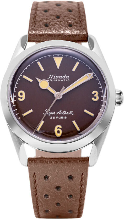 ニコ様 Nivada Grenchen Super Antarctic 3.6.9 Brown No Vintage Effect