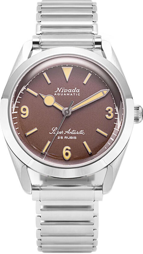 Nivada Grenchen Super Antarctic 3.6.9 Brown No Vintage Effect