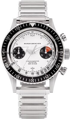 Nivada Grenchen Chronomaster White Panda Manual 86010WM11