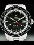 Zodiac ZO9409 Super Sea Wolf World Time GMT Black