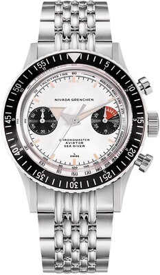 Nivada Grenchen Chronomaster Panda Automatic 86004A04