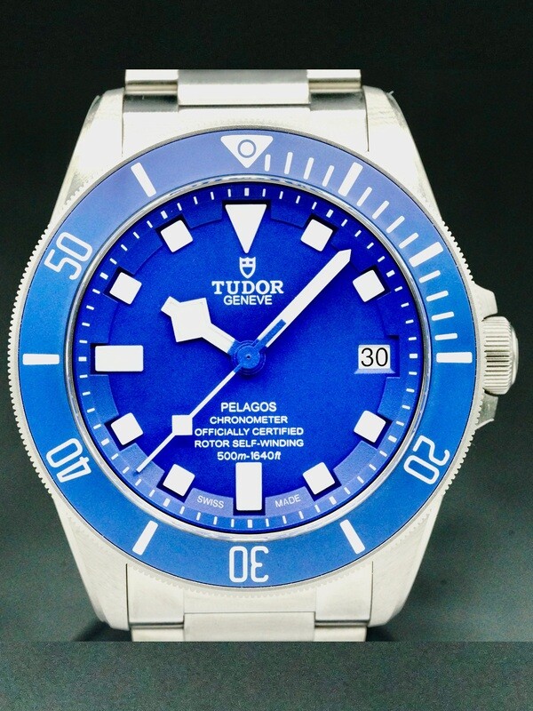 Tudor 25600TB Pelagos Blue Dial on Bracelet