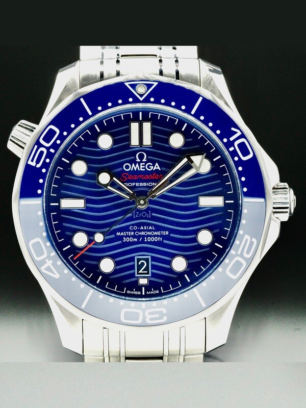 Omega 210.30.42.20.03.001 Seamaster Diver 300M Co-Axial Master Chronometer on Bracelet