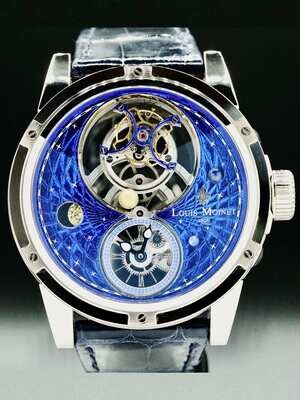 Louis Moinet LM-45.10B.MO Moon Stainless Steel Limited Edition