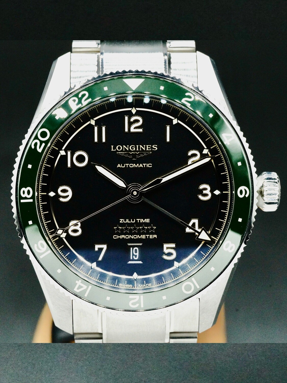 Longines L3.812.4.63.6 Spirit Zulu Time Exquisite Timepieces