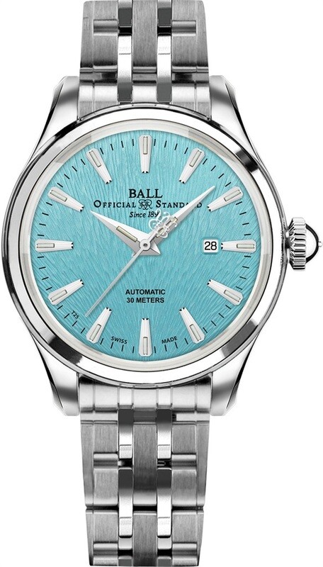 Ball NL2080D-S2J-IBE Trainmaster Eternity Ice Blue Dial