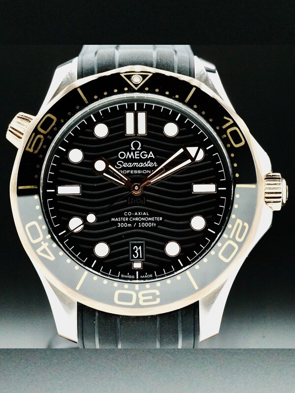 Omega 210.22.42.20.01.002 Seamaster Diver 300M Co-Axial Master Chronometer Sedna Gold