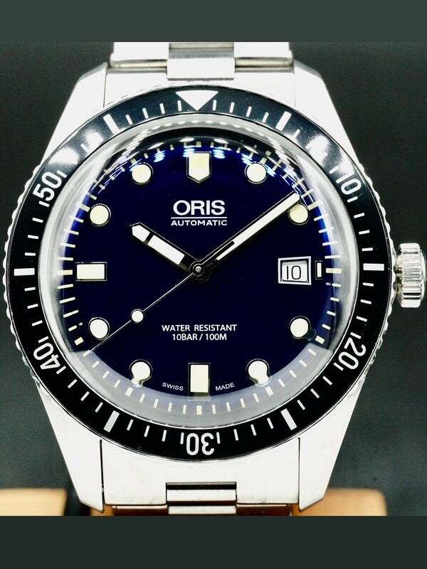Oris 01-733-7720-4055-07-8-21-18 Divers Sixty-Five on Steel Bracelet