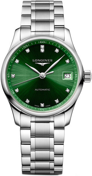 Longines Master Collection L2.357.4.99.6 Green Dial on Bracelet