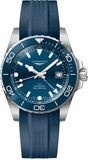 Longines Hydroconquest L3.790.4.96.9 GMT Sunray Blue Dial on Strap
