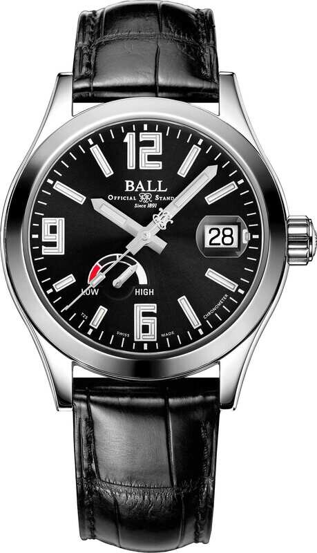 Ball PM9026C-LLCJ-BK Engineer III Pioneer Power Reserve on Strap