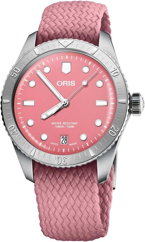 Oris 01 733 7771 4058-07 3 19 02S Sixty Five Cotton Candy Pink Dial