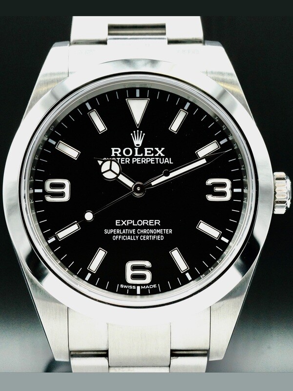 Rolex 214270 Explorer Black Arabic Dial