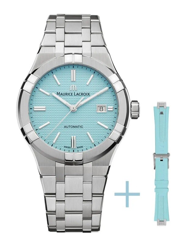 Maurice Lacroix AI6008-SS00F-431-C Aikon Automatic Limited Summer Edition 42mm Turquoise