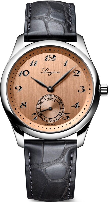 Longines L2.843.4.93.2 Master Collection Salmon Dial