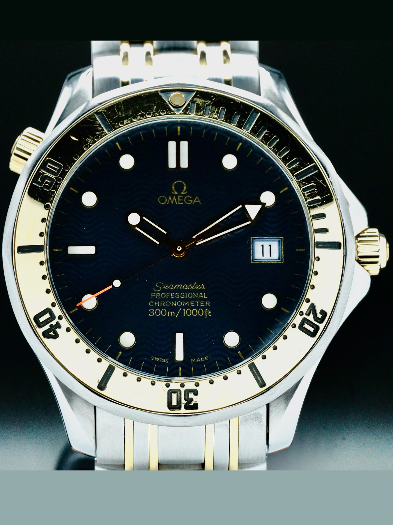 Omega Seamaster Two Tone 300m Diver Exquisite Timepieces