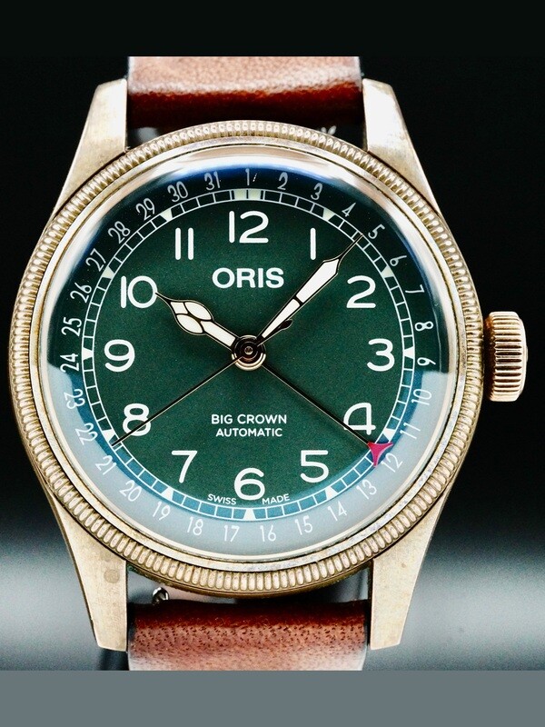 Oris 01 754 7741 3167 Big Crown Pointer Date 80th Anniversary Edition Bronze