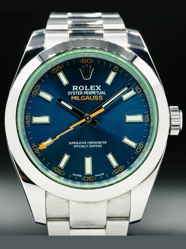 Rolex 116400GV Milgauss Z Blue Dial