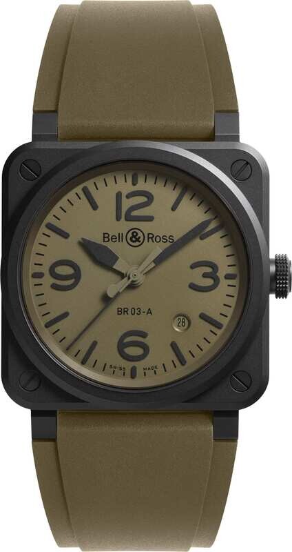 Bell & Ross BR03A-MIL-CE/SRB BR 03 Military Ceramic