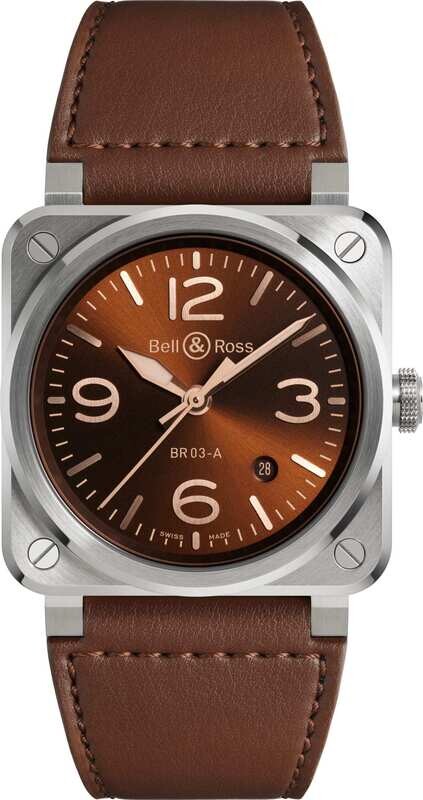 Bell & Ross BR03A-GH-ST/SCA BR 03 Golden Heritage