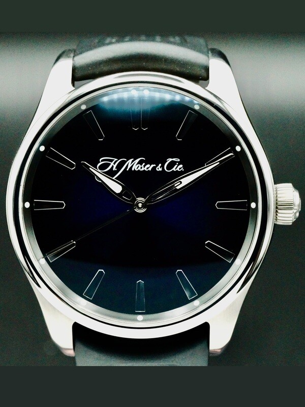 H. Moser & Cie. 3200-1200 Pioneer Centre Seconds Midnight Blue