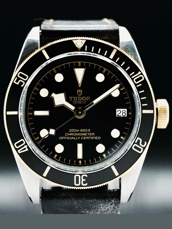 Tudor 79733N Black Bay Steel and Gold