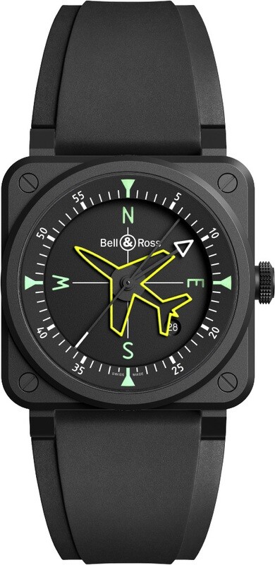 Bell & Ross Gyrocompass BR03A-CPS-CE/SRB
