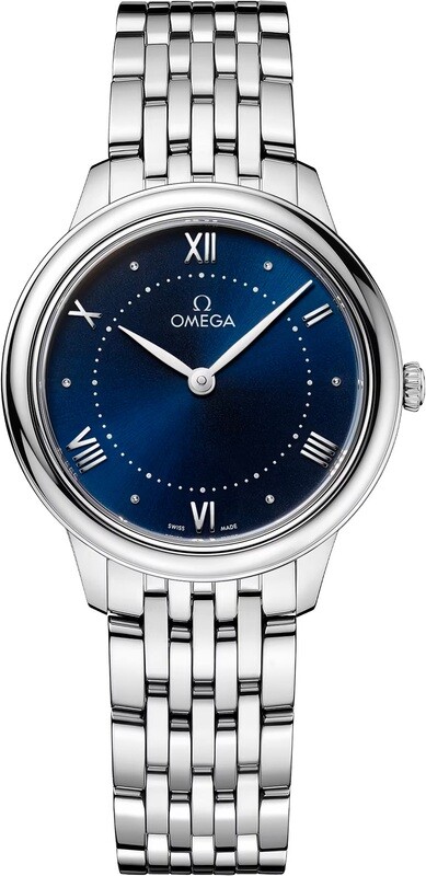 Omega 434.10.30.60.03.001 Prestige De Ville Quartz Blue Dial