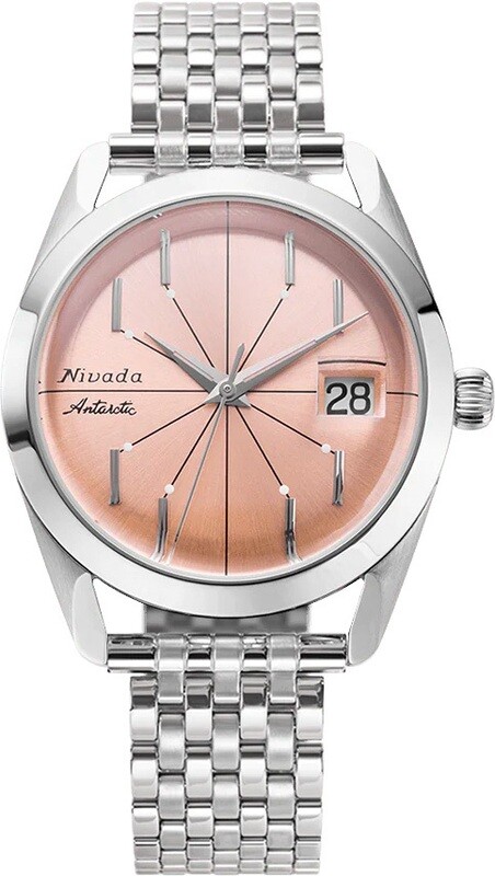 Nivada Grenchen 32042A12 Antartic Spider Salmon