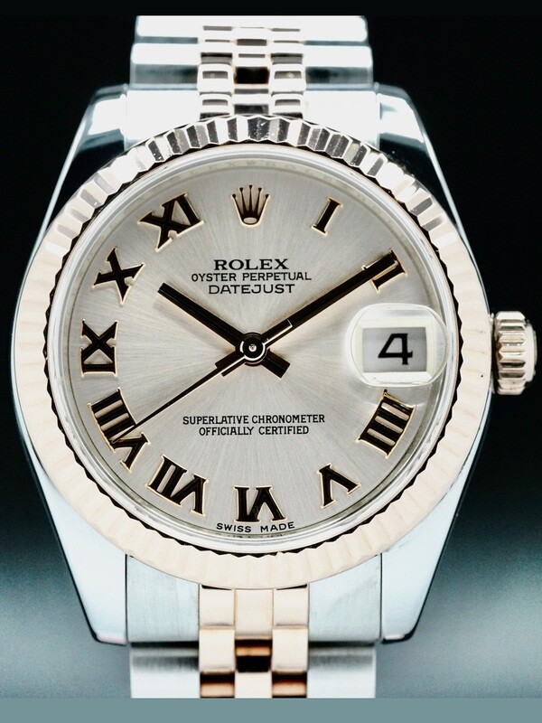 Rolex 178271 Date Just Pink Dial Roman Numerals