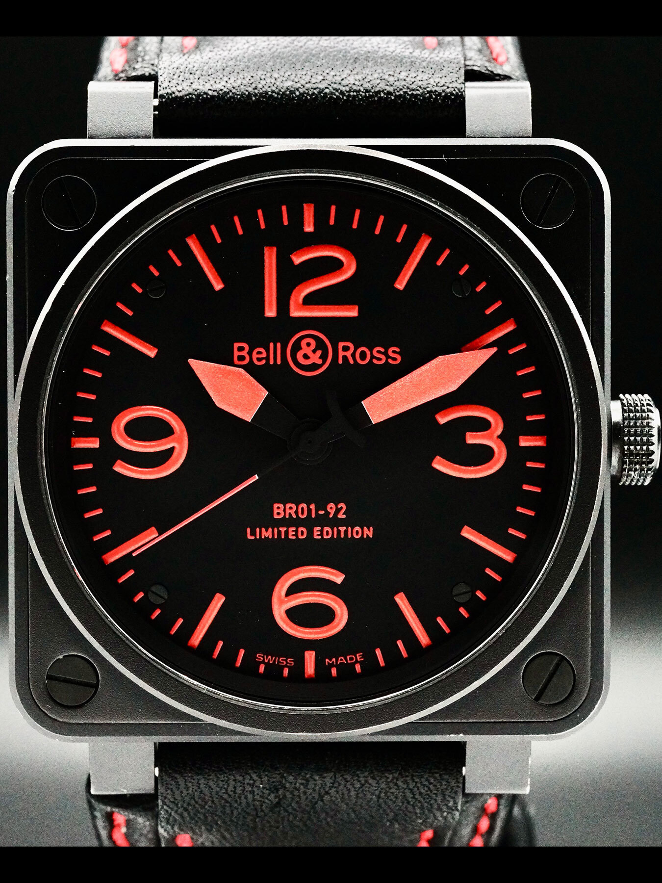Bell & Ross BR01-92-S-RED Limited Edition - Exquisite Timepieces