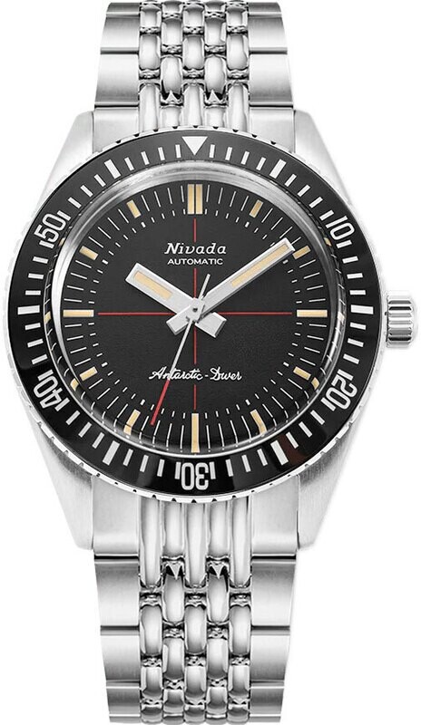 Nivada Grenchen 32044A04 Antartic Diver No Date on Beads of Rice